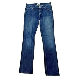 Joes Jeans Honey fit stretch blue ladies size 25 medium wash worn boot cut flare